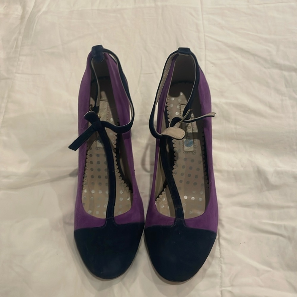 Suede heels